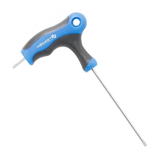 Torx Security atslēga ar T-veida rokturi